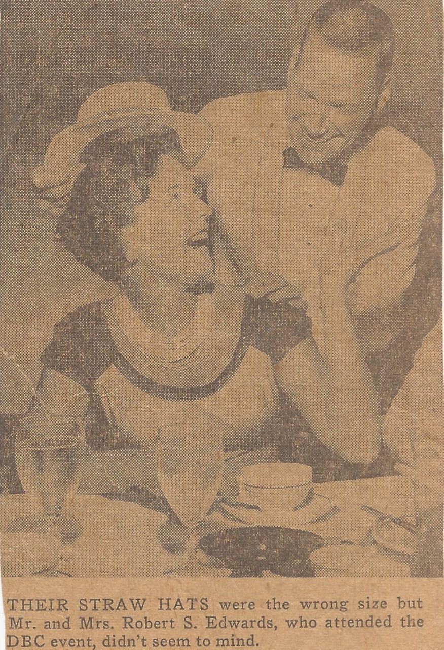 Detroit Boat Club newspaper photo 1955 ish
