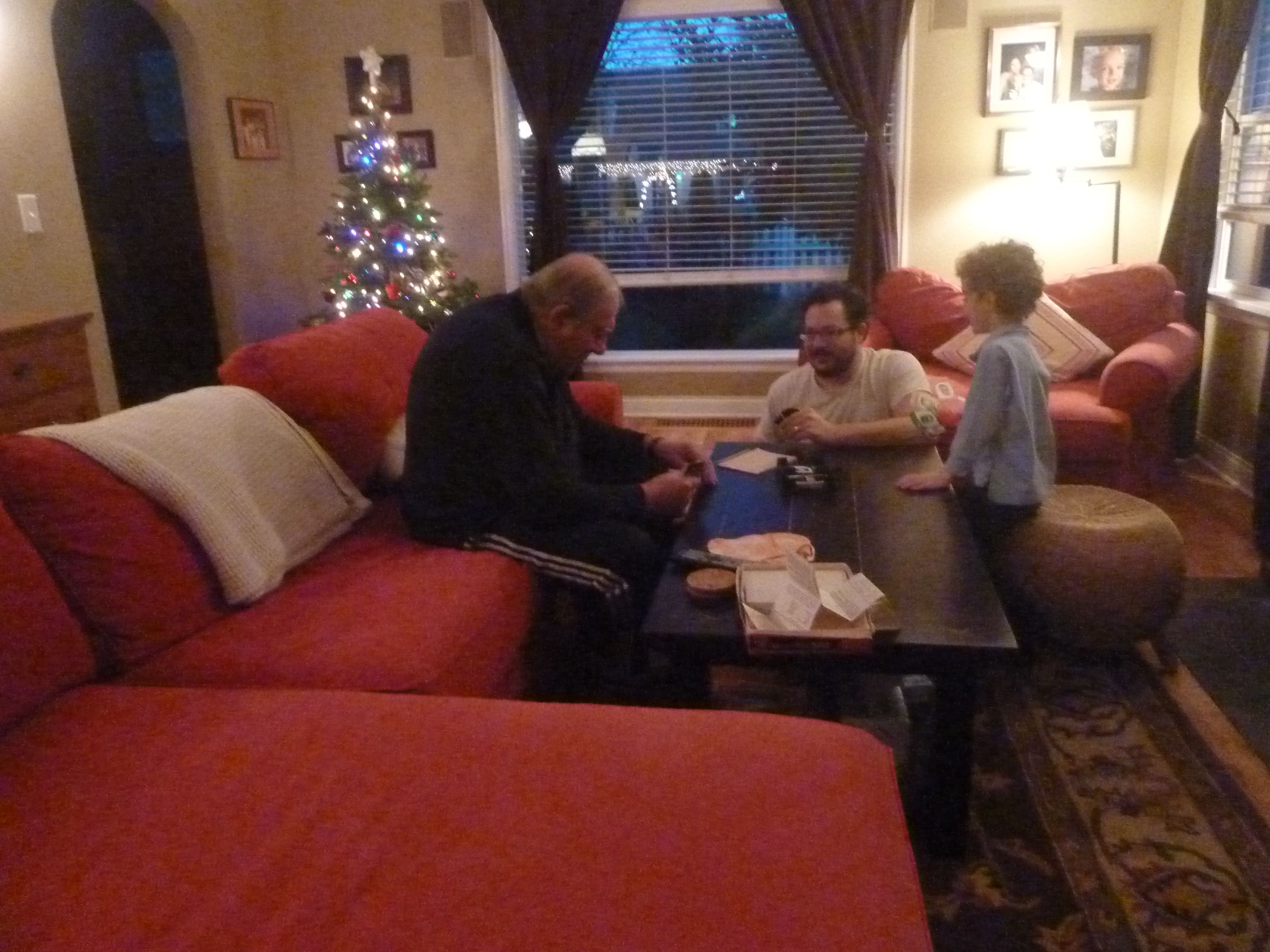 Playing UNO with G'Pa Ed